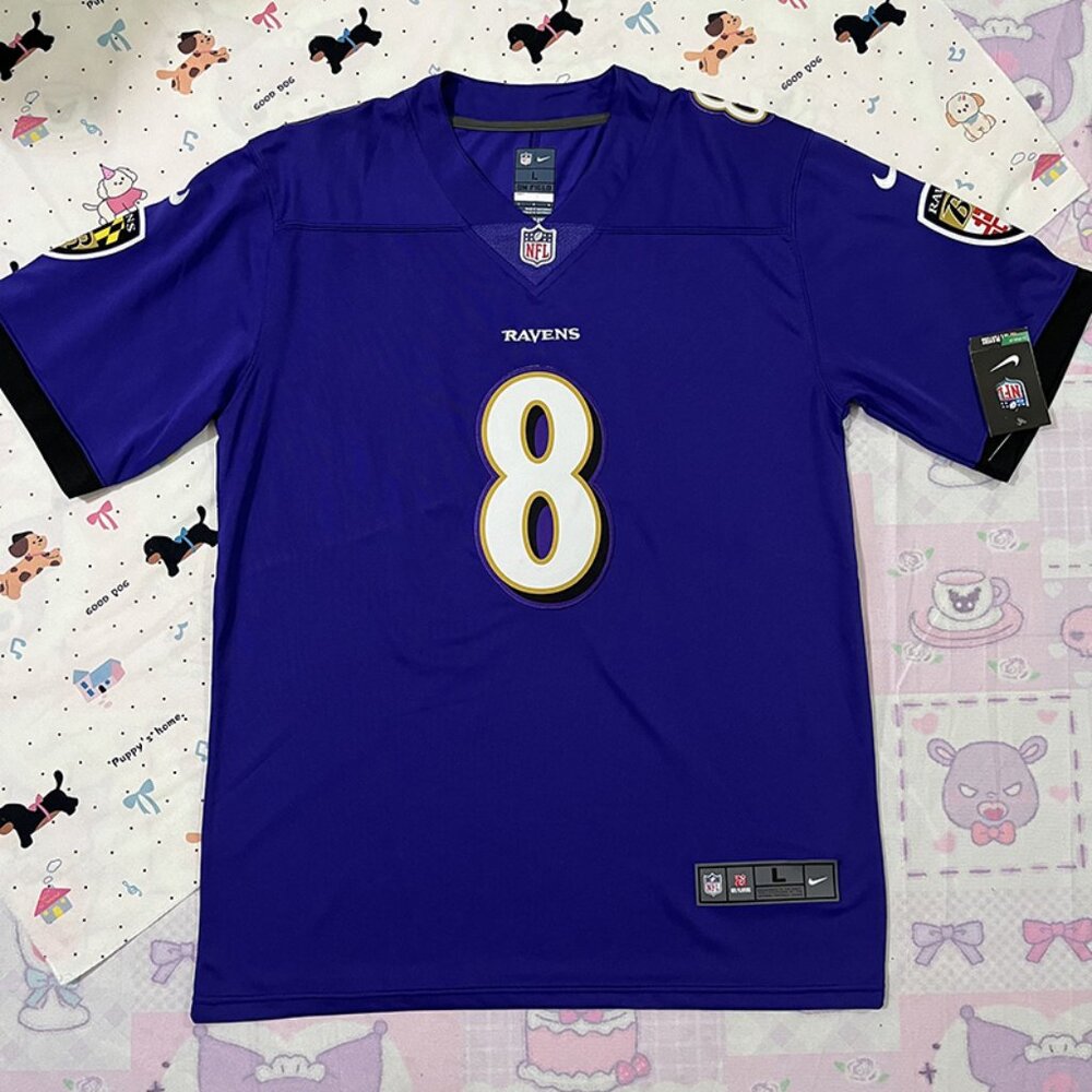 Baltimore Ravens Lamar Jackson #8 NFL Jersey